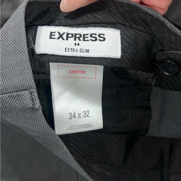 Men gray dress pants - Picture 3 of 3